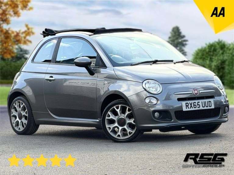 2015 Fiat 500 1.2 S 2dr CONVERTIBLE PETROL Manual
