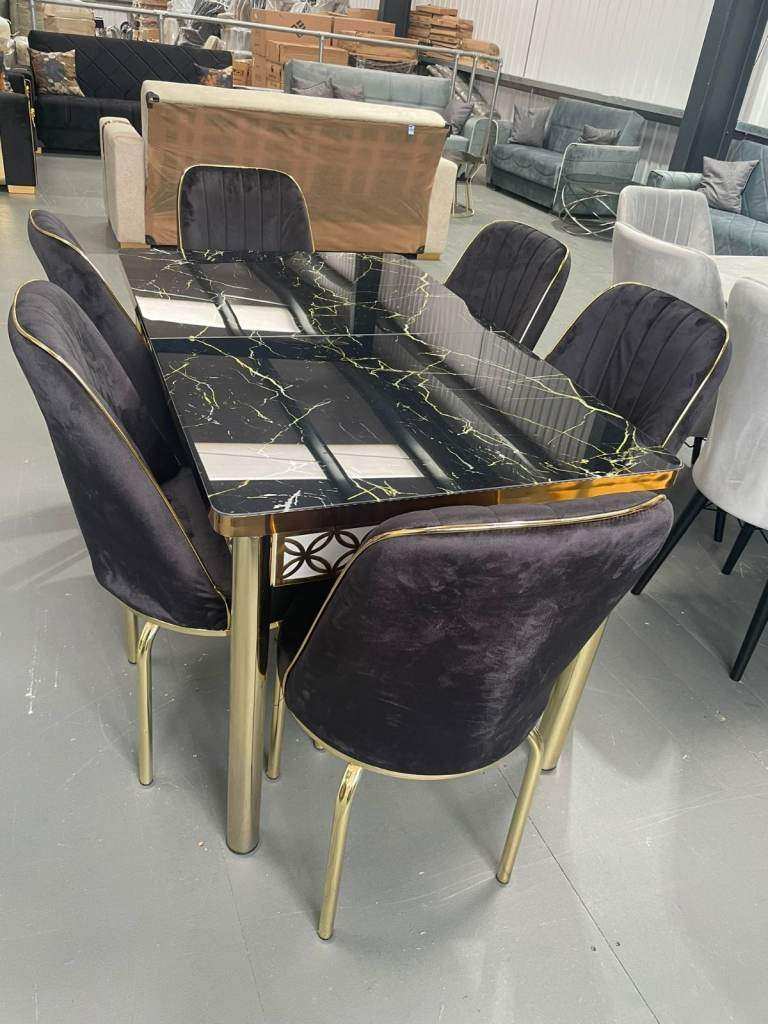*Luxury Dining Table Set with Chairs* ✨