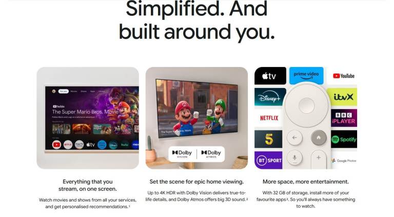 Google TV Streamer 4K Voice Remote Streaming Device Dolby Android Firestick ONN