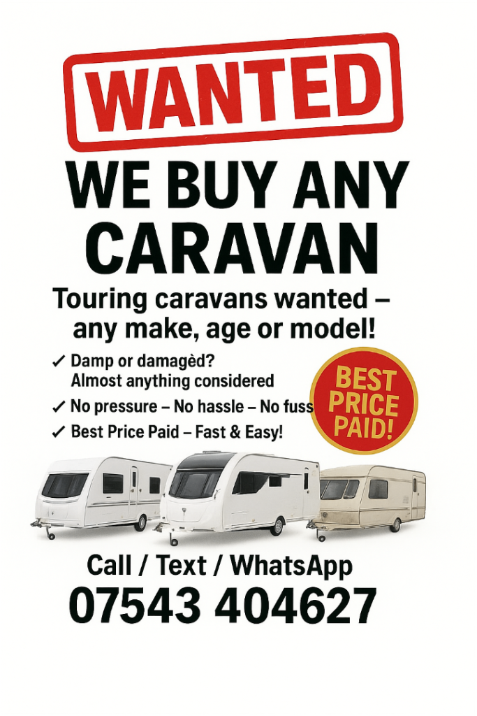 We buyany caravan
