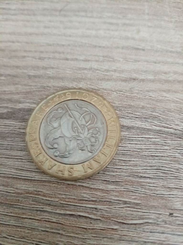 William Shakespeare TALE of TRAGEDY £2 Coin