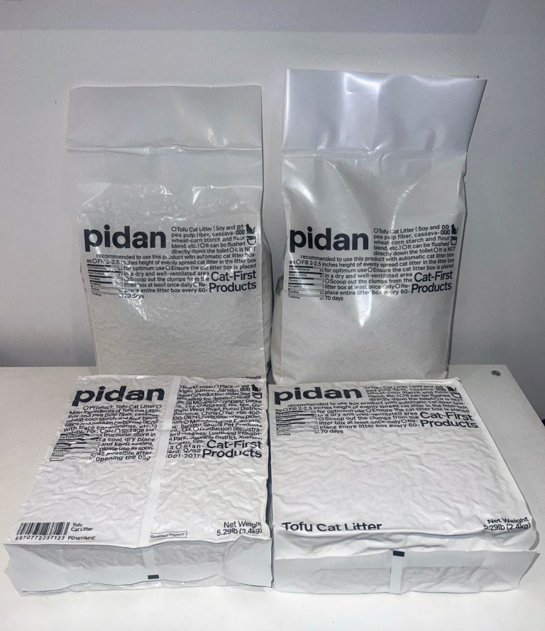 PIDAN Original Tofu Cat Litter 2.4Kg x 4