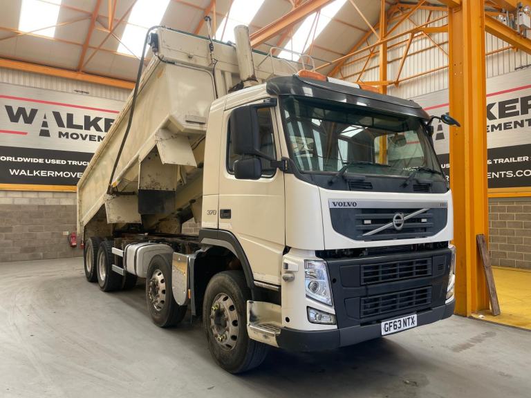 VOLVO FM 370 EURO 5, 8X4 ALUMINIUM TIPPER - 2013 - GF63 NTX