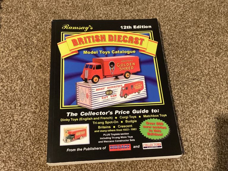British Diecast Book John Ramsay Dinky Corgi Matchbox Model Toy Cars Lorry Vehicles Price Guide