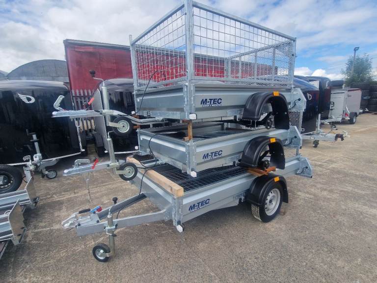 M-tec 6x4 car trailer 