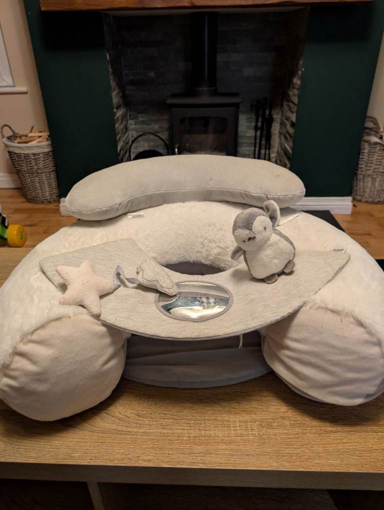 Baby Floor Seat with Play Tray and Toys