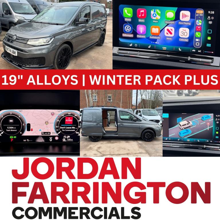 2024 74 Reg VOLKSWAGEN CADDY 2.0 TDI C20 COMMERCE PRO DSG AUTOMATIC SWB EURO 6