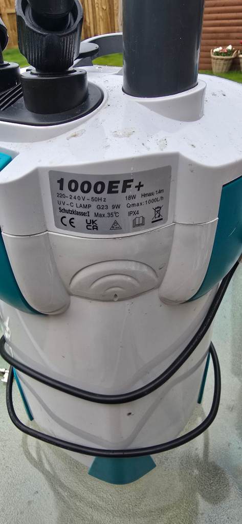 1000ef+ external filter