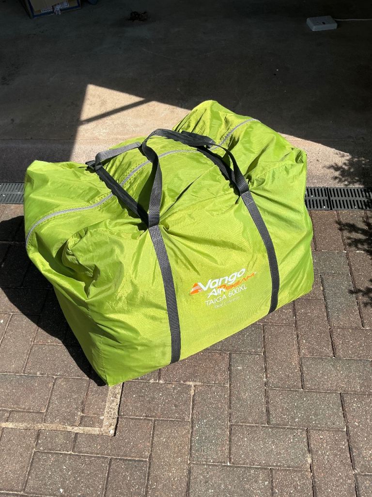 Vango TAIGA 600XL Air beam Tent – Green, Good Condition