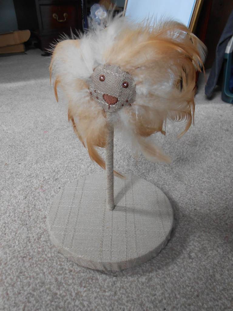 FREE: never used - cute wobbly cat toy