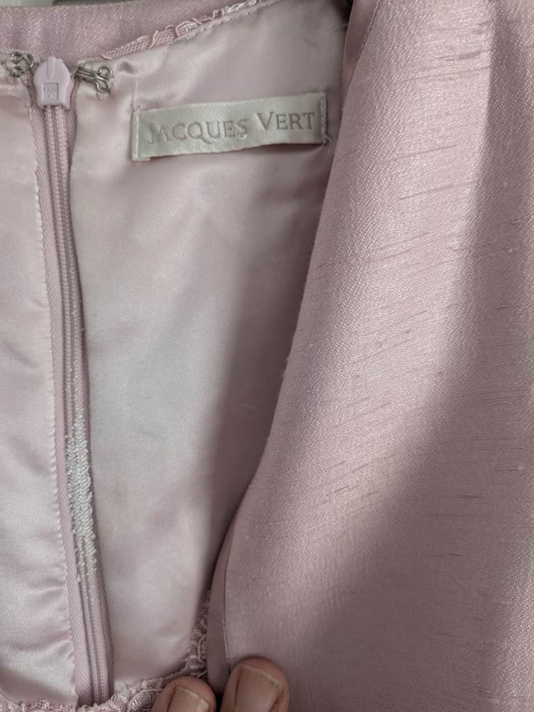 Jacques Vert Occasion Dress and Jacket – Pale Pink, As Good As New