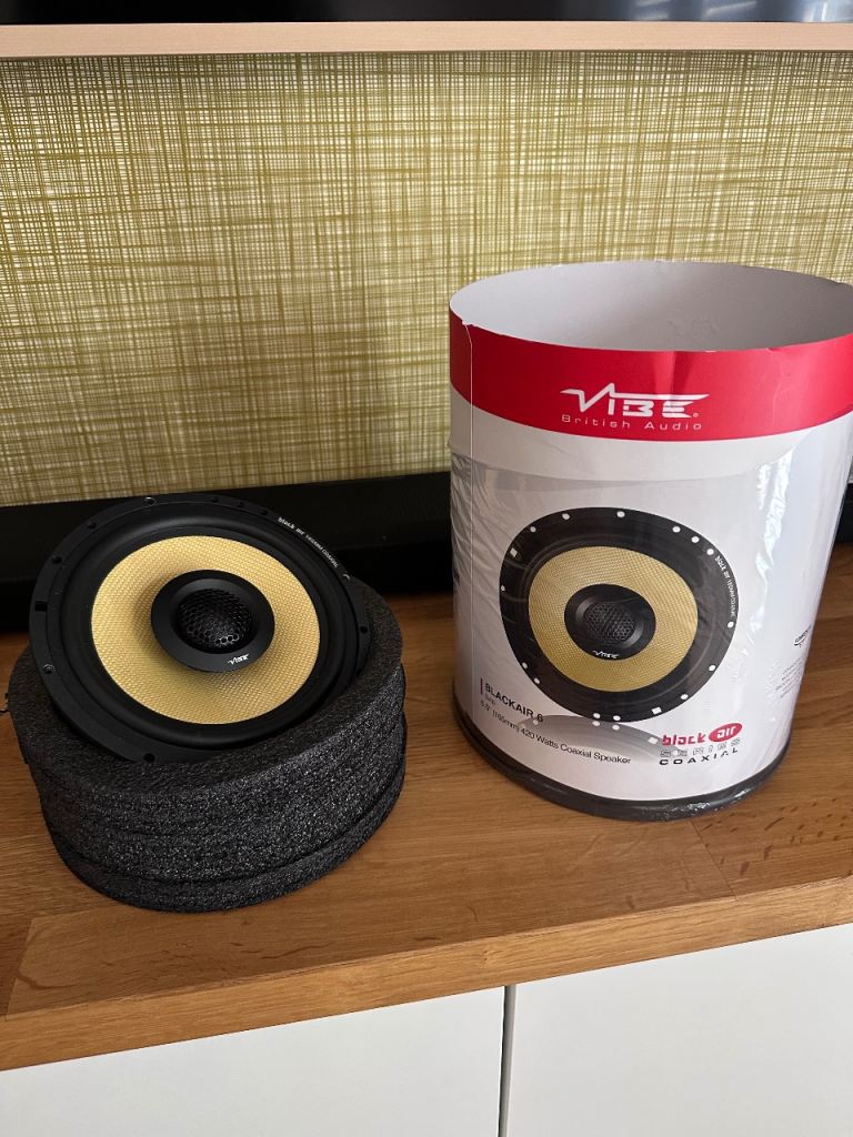 VIBE British Audio BlackAir-6 165mm Coaxial Speaker (BLACKAIR-6)