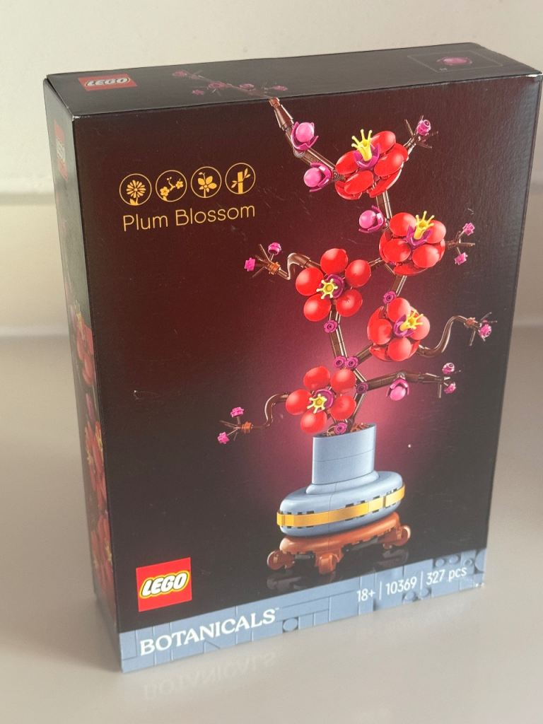 New LEGO 10369 Icons Plum Blossom Flower Building Set