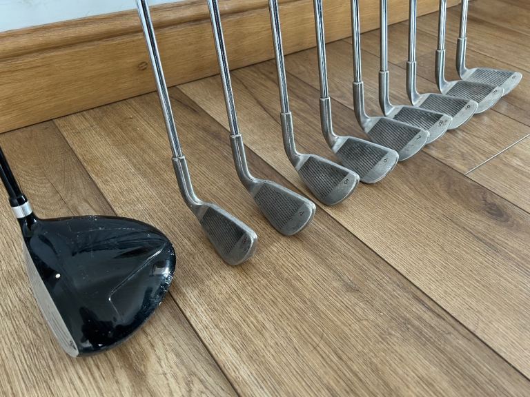 Left handed Set of Golf Club Irons