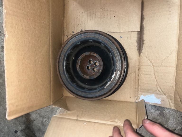 BMW 330d m57 crank pulley