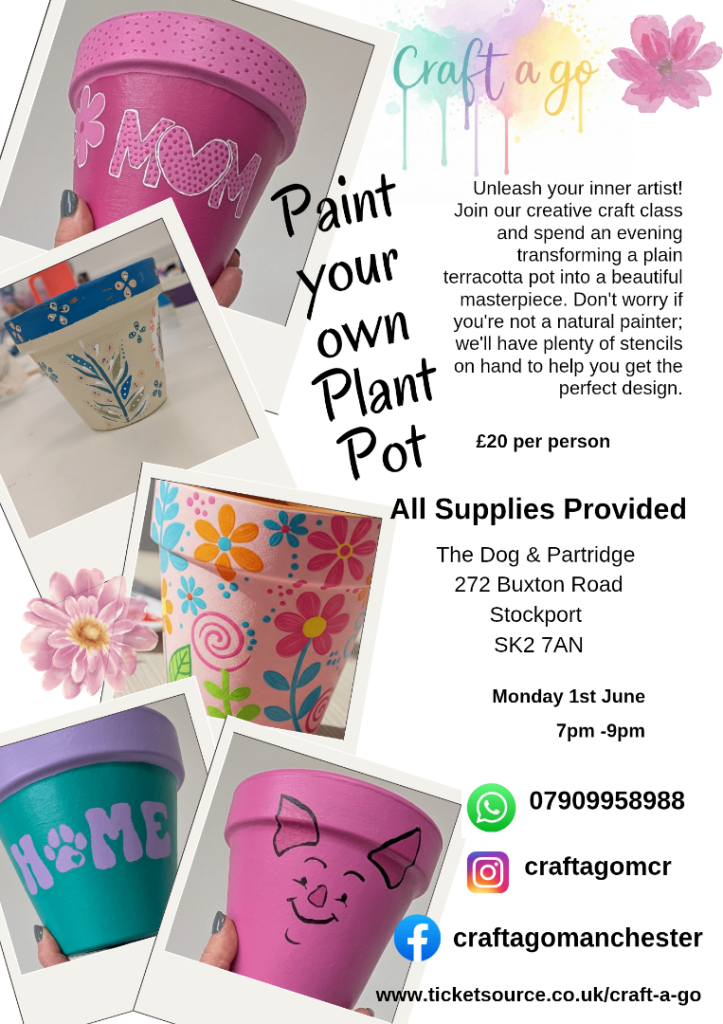Plant pot painting 