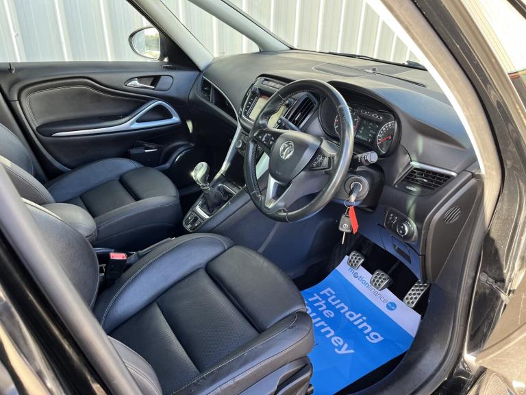 VAUXHALL ZAFIRA TOURER 1.4 i Turbo SRi Nav Black Manual Petrol 2017