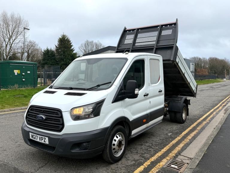 2017 Ford Transit 7 SEATER CREWCAB TIPPER 2.0 TDCI 130 PS(TWIN REAR WHEELS)6 SPEED PANEL VAN Dies...