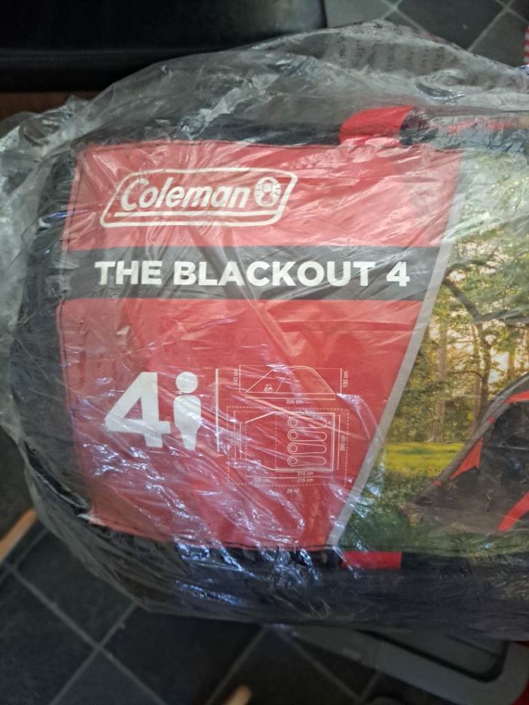 New Coleman The Blackout 4 Tent – Unused