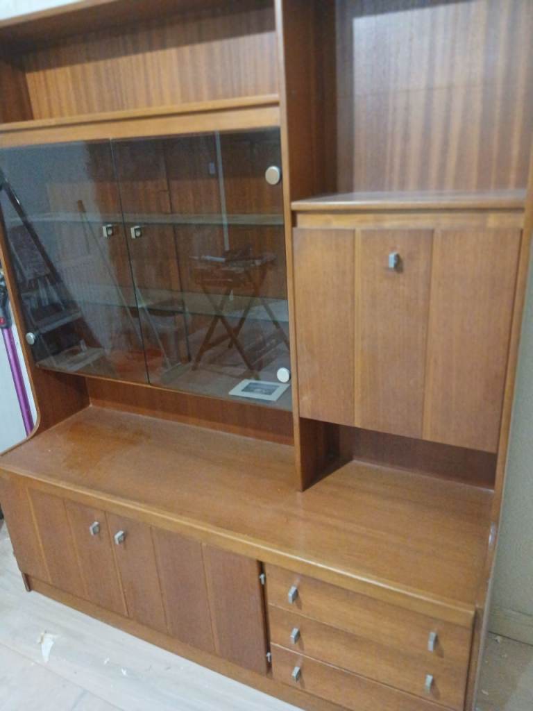 Sideboard with display cabinate Gplan 1970s in very good condition 