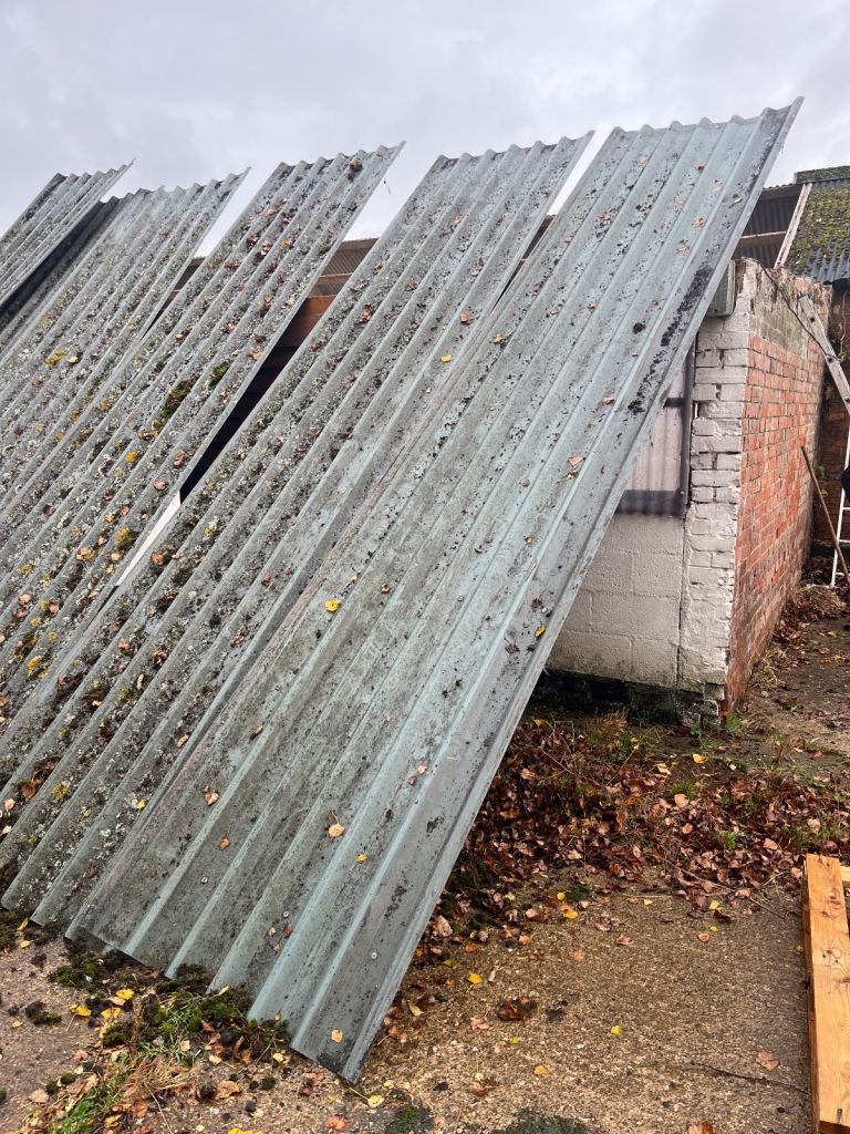 4.2m roofing sheets (great condition) collection in Huntingdon