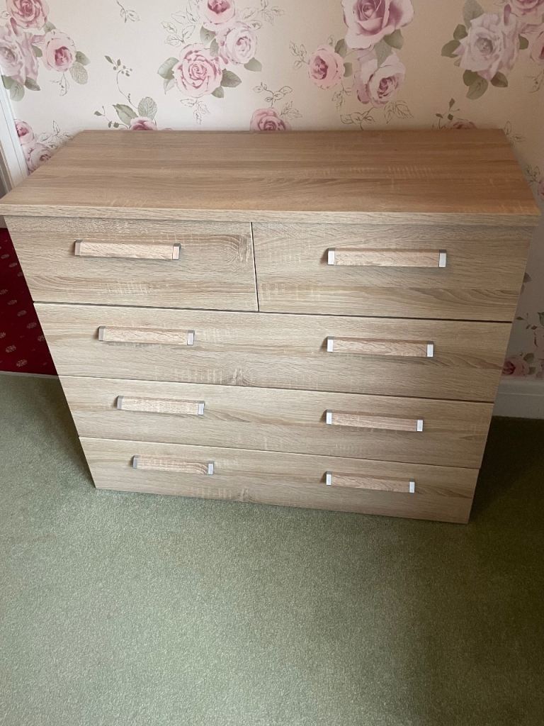 5 drawer chest of drawers 