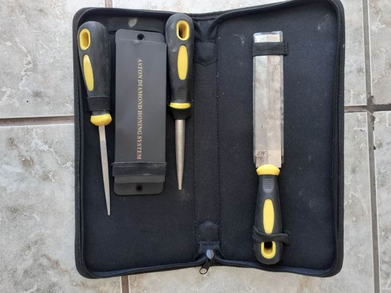 image for DIAMOND COATED HONING BLOCK AND FILES