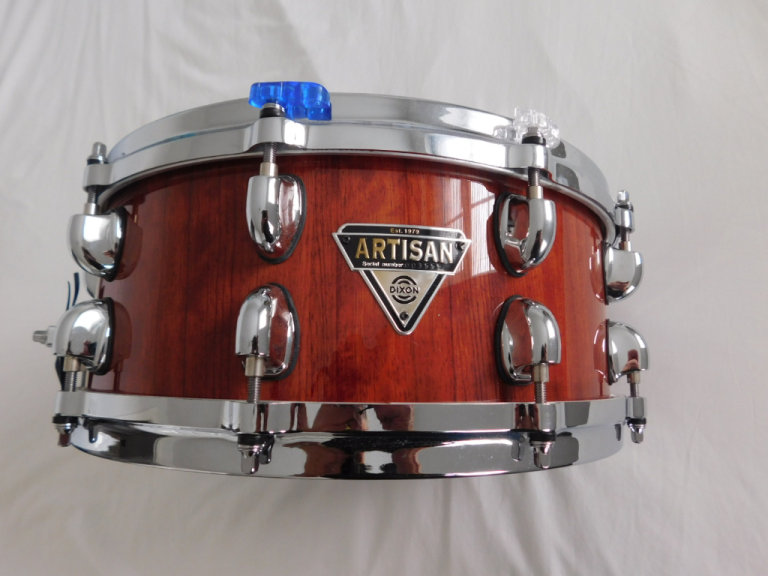 DIXON ARTISAN 9554BBG8 20-PLY BUBINGA 14 X 5.5 SNARE DRUM - CIRCA 2009