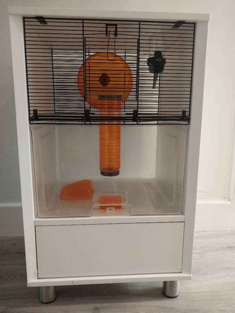 White Omlet Qute Hamster/Gerbil Cage