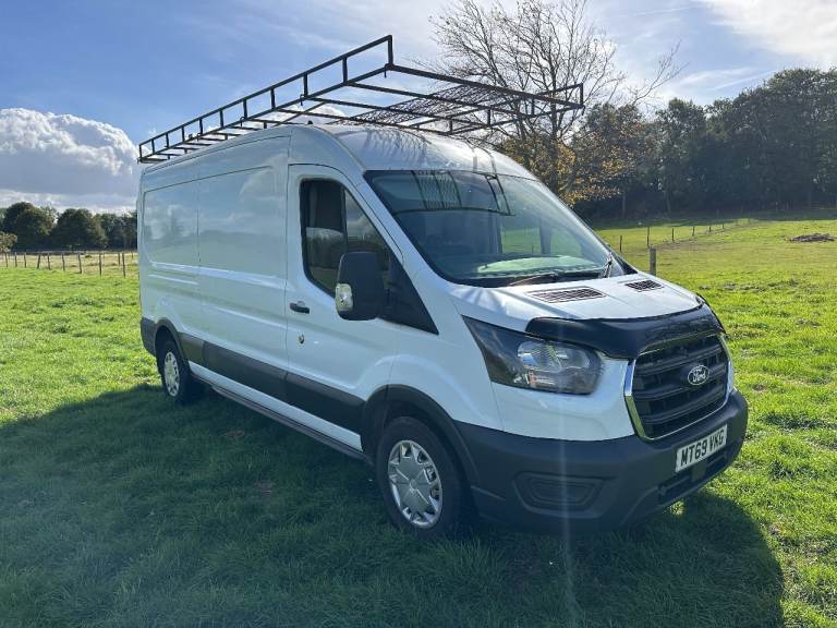 Ford transit lwb semi high roof with ful roof rack ready for work £5895 no vat px poss