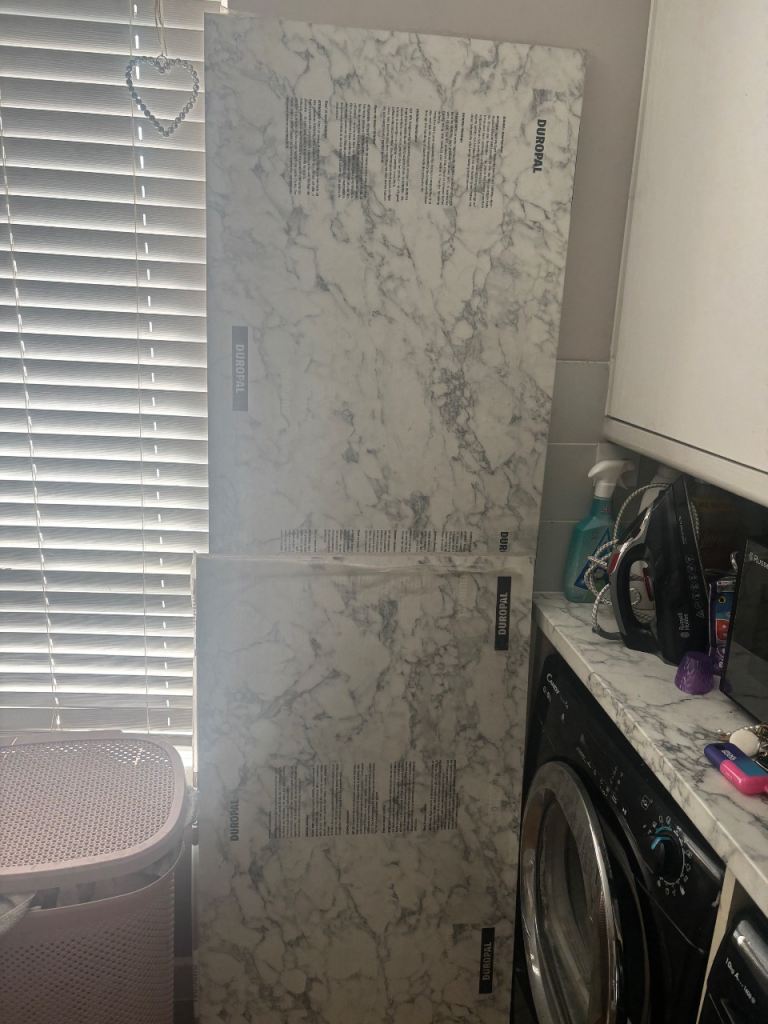 Marble effect worktops