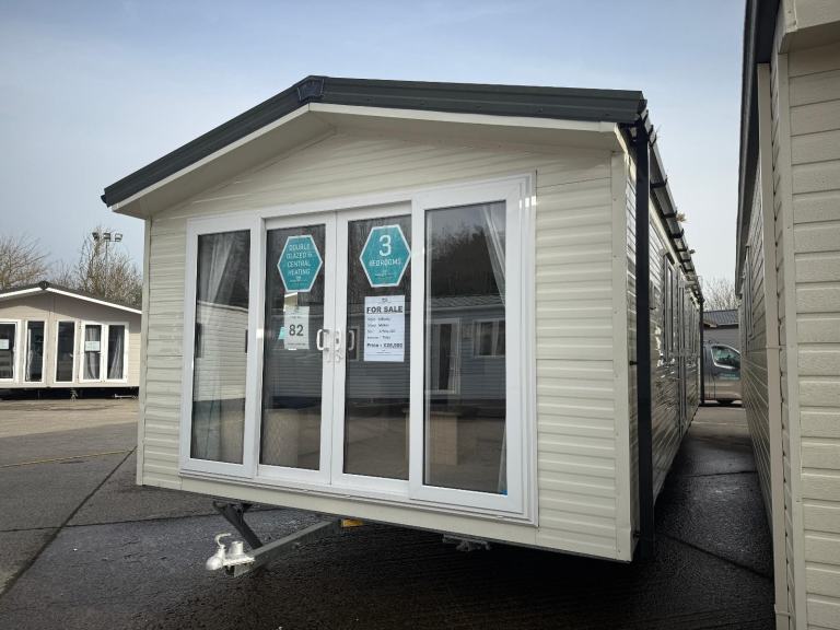 3 Bed 2022 Static Caravan -DG, CH, Patio Doors - Offsite for Own Land / Farms