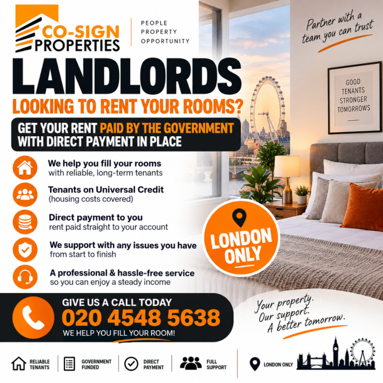 LANDLORDS – HAVE AN EMPTY ROOM IN LONDON?