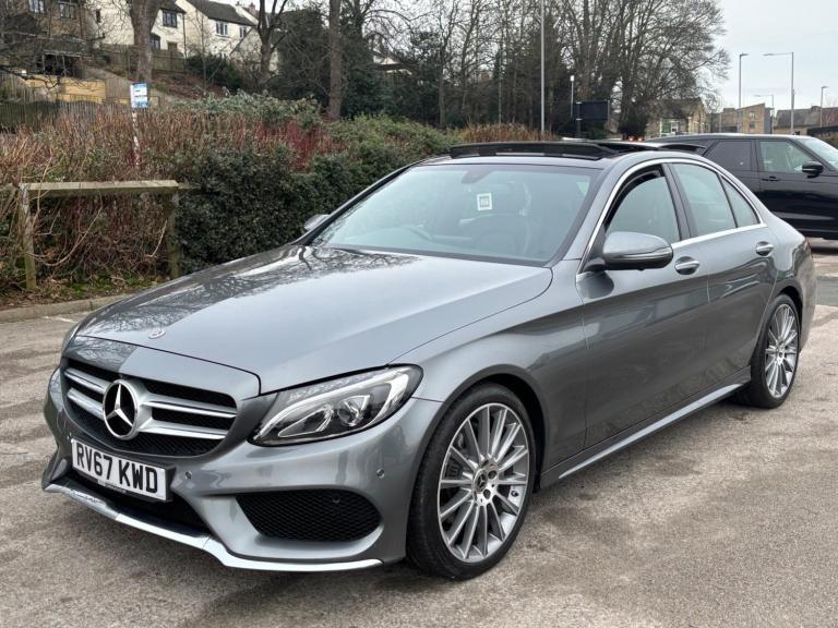 2017 Mercedes-Benz C Class 2.0 C200 AMG Line (Premium) G-Tronic+ Euro 6 (s/s) 4dr SALOON Petrol A...