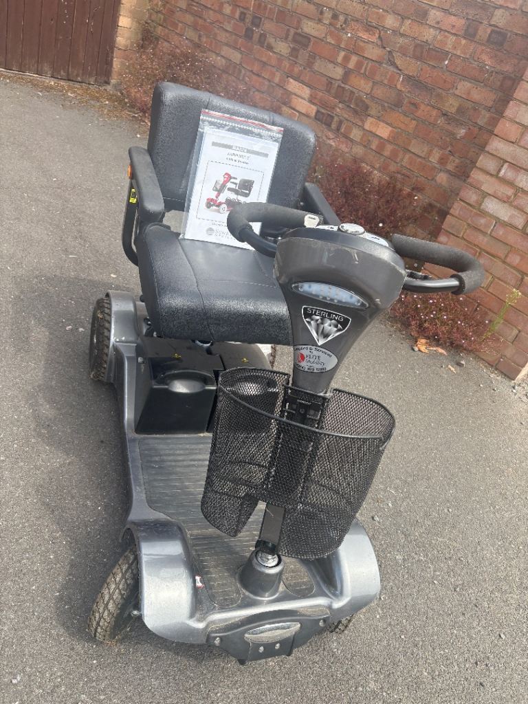 Grey Mobility Scooter with Basket – Good Condition