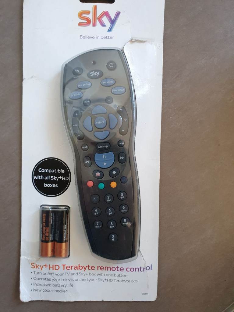 SKY rev10 HD Remote, brand new in pack, with batteries.