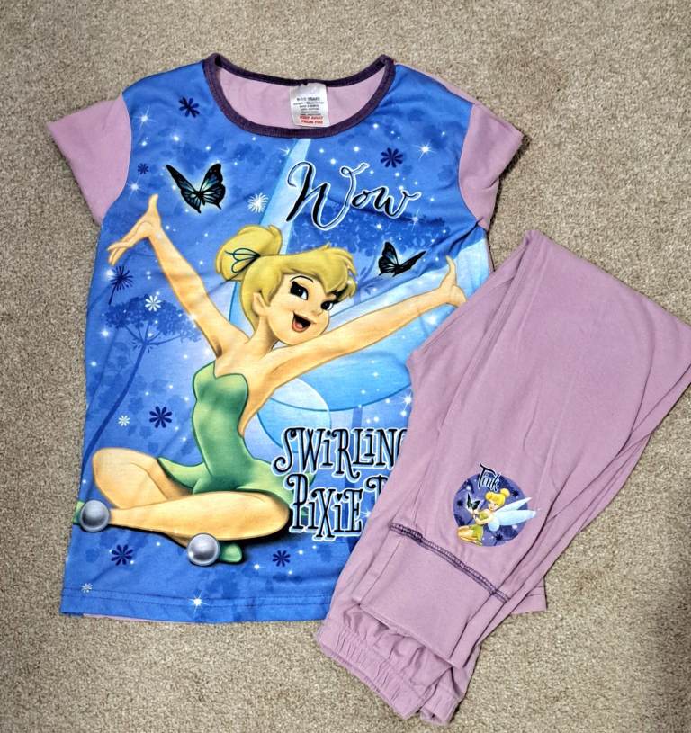 Disney Tinkerbelle girls pyjamas 