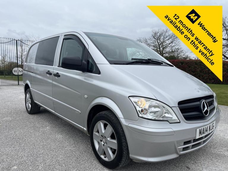 2014 Mercedes-Benz Vito 2.1 113 CDi Dualiner Minibus 5dr Diesel Manual L1 (198 g/km, 136 bhp) Min...