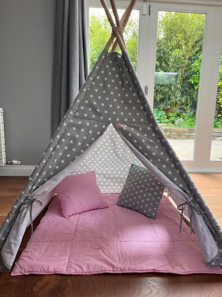 Wigiwama - children’s wigwam with cushions and floor mat