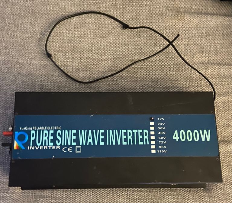 image for Pure Sine Wave Inverter 4000w 12v 