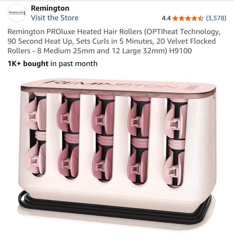 Remington PROluxe Heated Hair Rollers