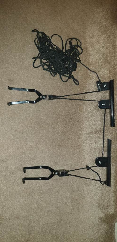 BIKEMATE Bike Lift With Rubber Coated Lifting Hooks Bicycle