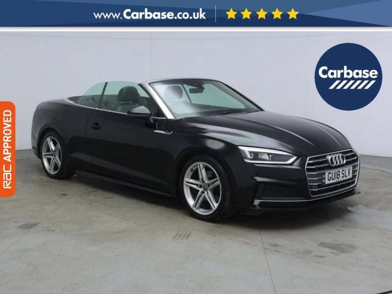 2018 Audi A5 Cabriolet 2.0 TFSI S line Convertible 2dr Petrol Manual Euro 6 (s/s) (190 ps) Conver...