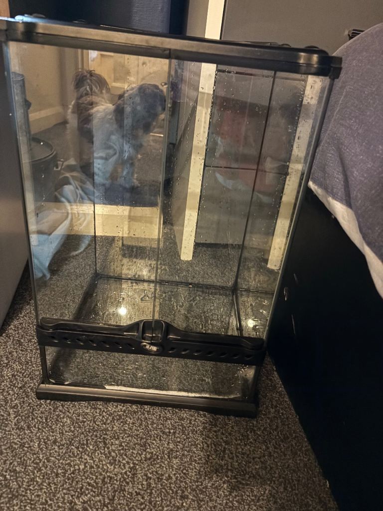 Vivarium Exo Terra 30x30x45 full set up