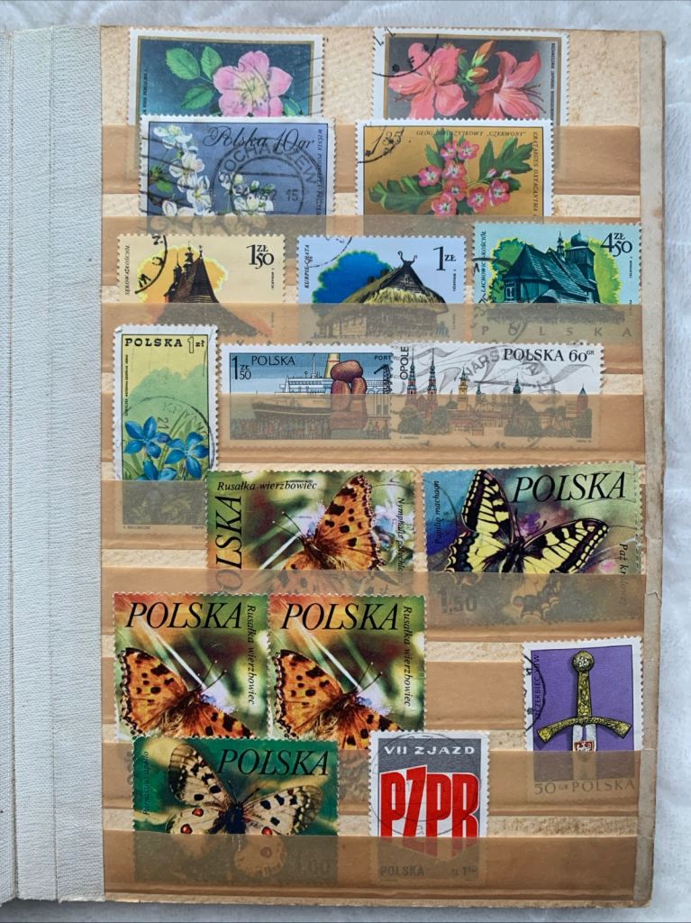 Stamp collection, Polish, Czech, Russian etc