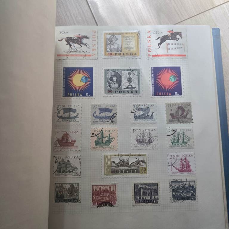Stamp Collection Album - Great Britain, Malta, Netherlands, Germany, Australia