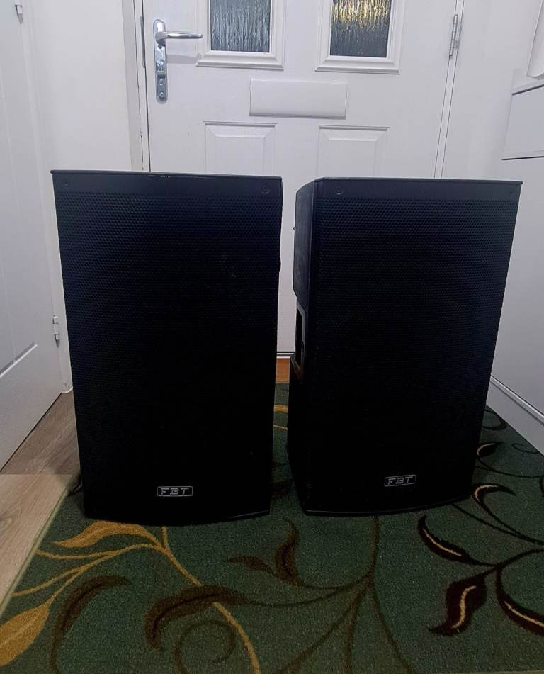 Pair of FBT X-Lite 12A Processed Active PA Speakers – DJ / Wedding / Events