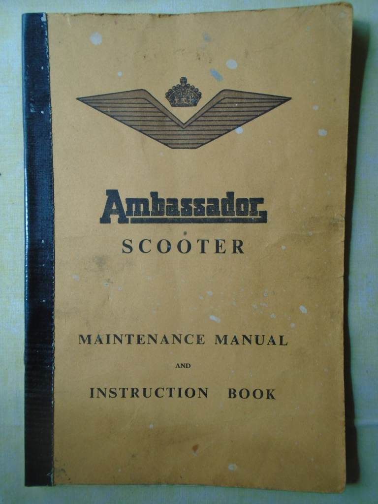 Ambassador Scooter Maintenance Manual
