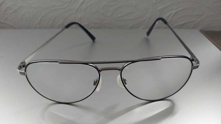 Specsavers Silver Aviator/Wayfarer Style Glasses Frames - Like New