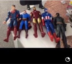 Spider-Man superman Action figures £5- each!! Ironman or others!  vgc bought new